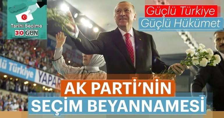 Son dakika: Cumhurbaşkanı Erdoğan AK Parti seçim beyannamesini açıklıyor
