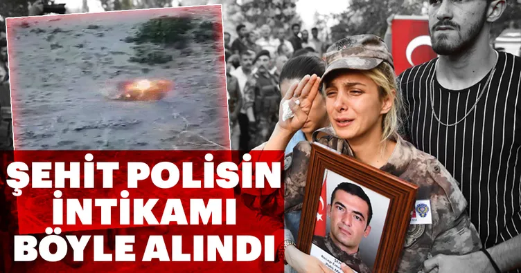 Şehit polisin intikamı böyle alındı