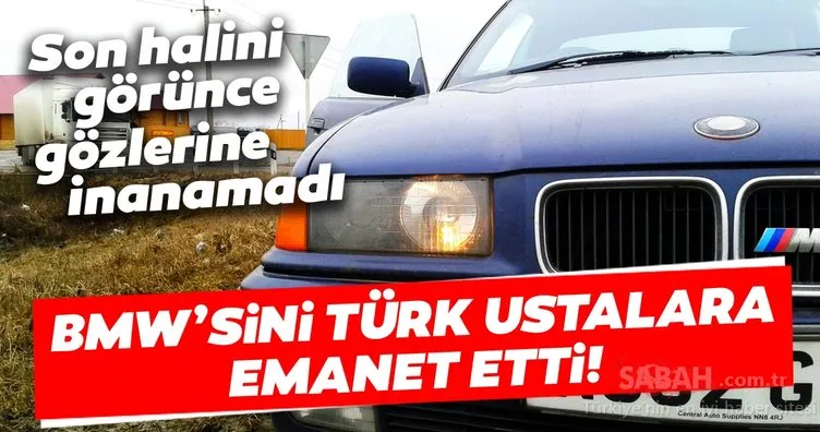 Türk ustalar eski model BMW’yi yeniledi! Aracın sahibi BMW otomobilin son halini görünce şaşkına döndü