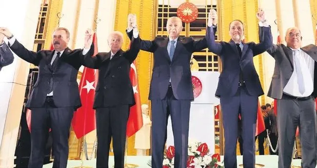 Cumhur İttifakı liderlerinden Erdoğan’a kongre tebriği Cumhur İttifakı liderlerinden Erdoğan’a kongre tebriği