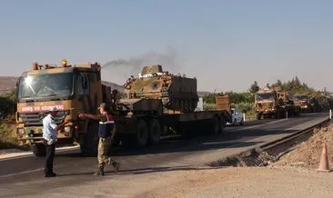 Suriye sınırına tank sevkıyatı sürüyor