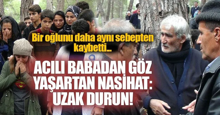 Oğlunu motosiklet kazasında kaybeden babadan gençlere nasihat