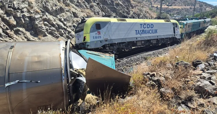 Malatya’da tren kazası