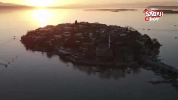 Küçük Venedik'te muhteşem gün batımı | Video