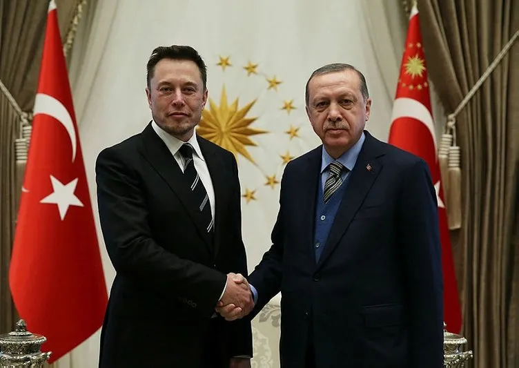 Erdoğan ile Musk’ın görüşmesi başladı