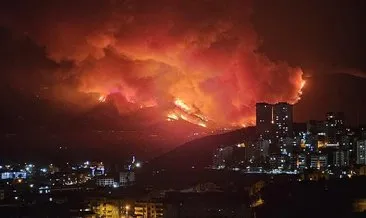 Bursa’da iki ayrı noktada orman yangınları sürüyor! Yerleşim yerleri tehdit altında #bursa