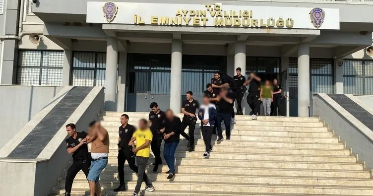 Aydın’da dev fuhuş operasyonu: 28 gözaltı