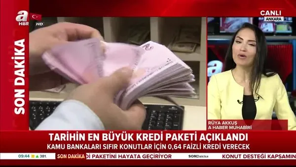 Tarihin en büyük düşük faizli kredi paketi açıklandı! Kimler Halkbank, Ziraat Bankası, Vakıfbank'tan kredi alacak? | Video