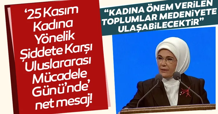 Emine Erdoğan’dan önemli açıklamalar