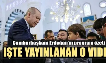 Cumhurbaşkanı Erdoğan’ın haftalık program özet videosu