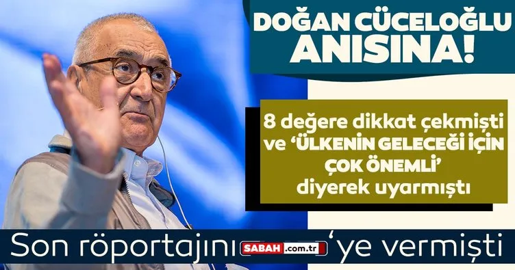 Son dakika haberi: Psikolog-Yazar Prof. Dr. Doğan Cüceloğlu’nun son röportajı ortaya çıktı!