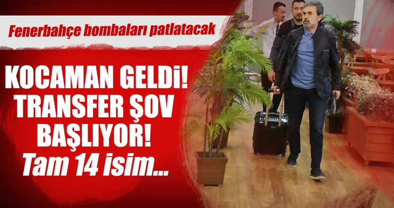 Fenerbahçe’de transfer şov başlıyor!