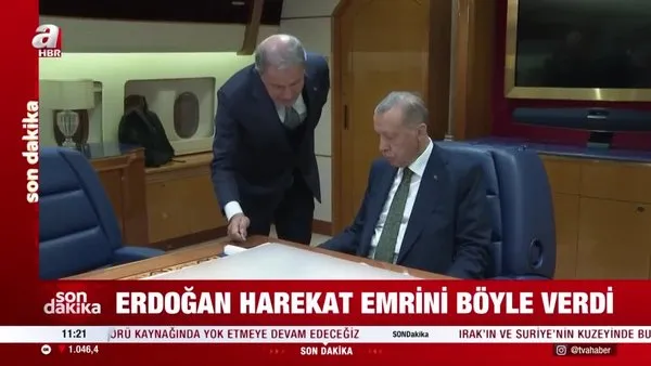 SON DAKİKA! Başkan Erdoğan, harekat emrini böyle verdi | Video