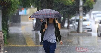 Meteoroloji’den son dakika hava durumu uyarısı geldi! Yoğun sağanak yağış geri geliyor…