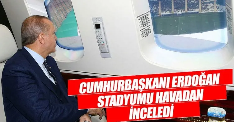 Cumhurbaşkanı Erdoğan, Bursaspor’un stadyumunu inceledi