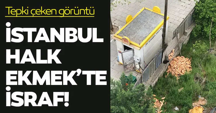 Halk Ekmek büfesinde skandal görüntüler!