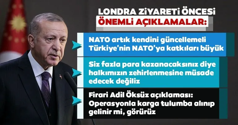 Başkan Erdoğan’dan NATO Zirvesi öncesi önemli açıklamalar