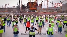 Akkuyu NGS çalışanları 1 Mayıs’ı ’Hayat Bayram Olsa’ şarkısı ile kutladı