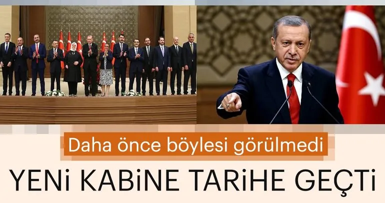 Son dakika haberi: Başkan Recep Tayyip Erdoğan’ın açıkladığı yeni kabine listesi Türkiye tarihine geçti!