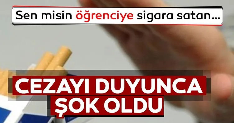 Öğrenciye sigara satan tekel bayisine 14 bin lira ceza