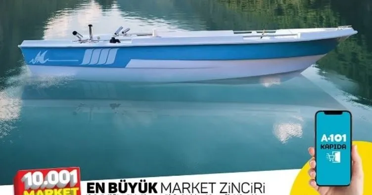 A101 aktüel ürünler kataloğu yayınlandı | 27.999 TL’ye tekne satışı A101 mağazalarında olacak!