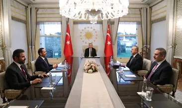 Başkan Erdoğan, Katar Dışişleri Bakanını kabul etti