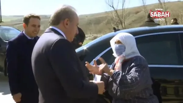 TBMM Başkanı Mustafa Şentop makam aracını durduran kadınla sohbet etti | Video