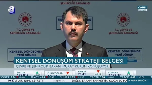 Bakan Kurum kentsel dönüşümde yeni yol haritasını açıkladı