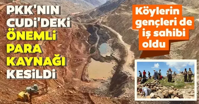 PKK’nın Cudi’deki önemli para kaynağı kesildi