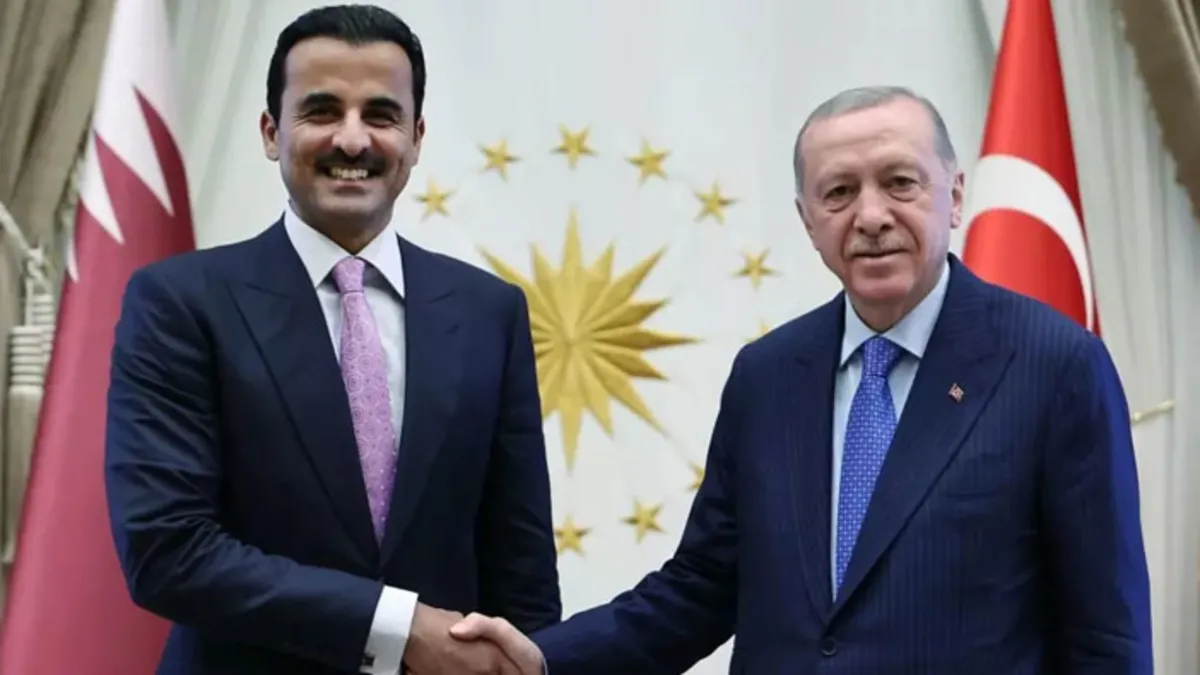 Başkan Erdoğan, Katar Emiri Şeyh Temim ile görüştü Başkan Erdoğan, Katar Emiri Şeyh Temim ile görüştü