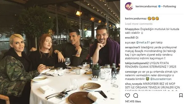 Ünlü isimlerin Instagram paylaşımları (04.01.2018)