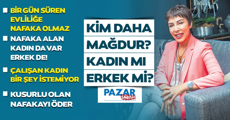 Nafaka alan kadın da var erkek de!