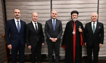 İçişleri Bakanı Soylu, İstanbul’da Süryani cemaati temsilcileriyle bir araya geldi