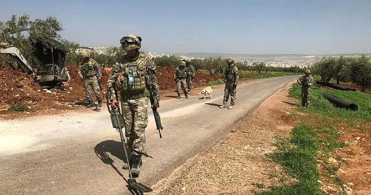 TSK: Afrin’de teröristlerin tuzakladığı EYP imha edildi