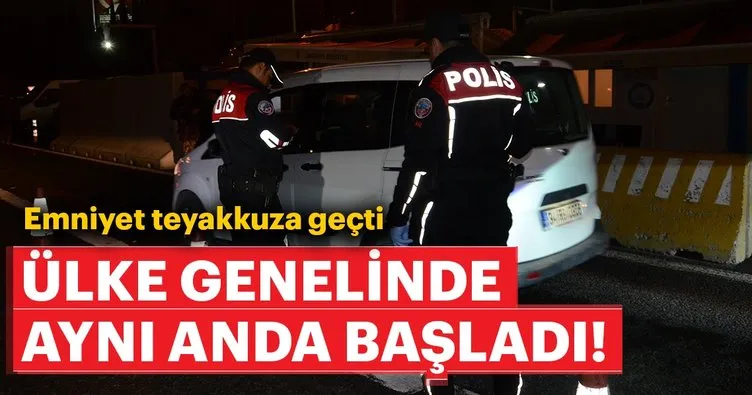 Türkiye genelinde trafik güvenliği uygulaması! Binlerce araç ve sürücü kontrol edildi