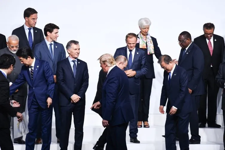 Başkan Erdoğan'ın da katıldığı G-20 aile fotoğrafı ile başladı