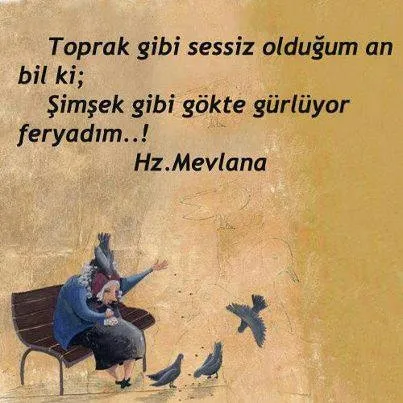 Resimli Mevlana Sözleri - En Güzel Hz. Mevlana Sözleri ve Öğütleri