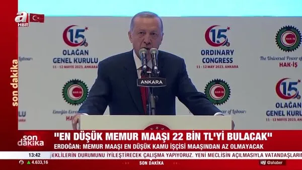 Başkan Erdoğan'dan emekli ve memurlara müjde! 