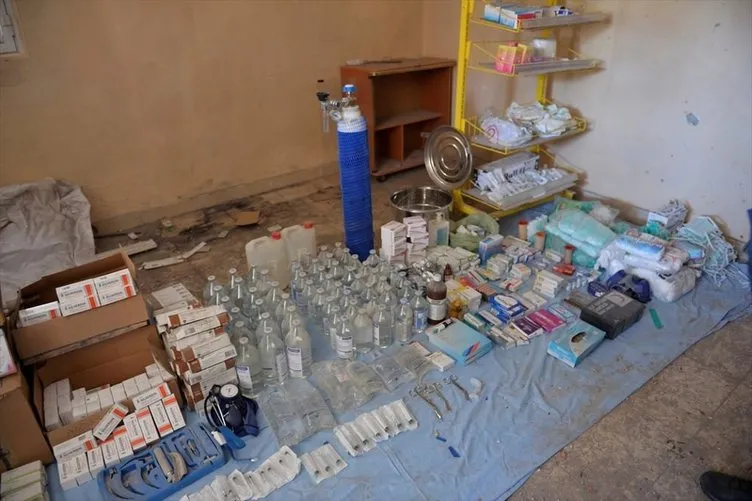 Nusaybin’de PKK’nın ilaç deposu bulundu
