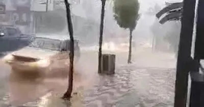 Yoğun yağış Akhisar’ı olumsuz etkiledi