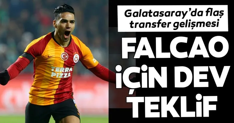Galatasaray’da flaş transfer gelişmesi! Al Hilal’den Radamel Falcao için dev teklif
