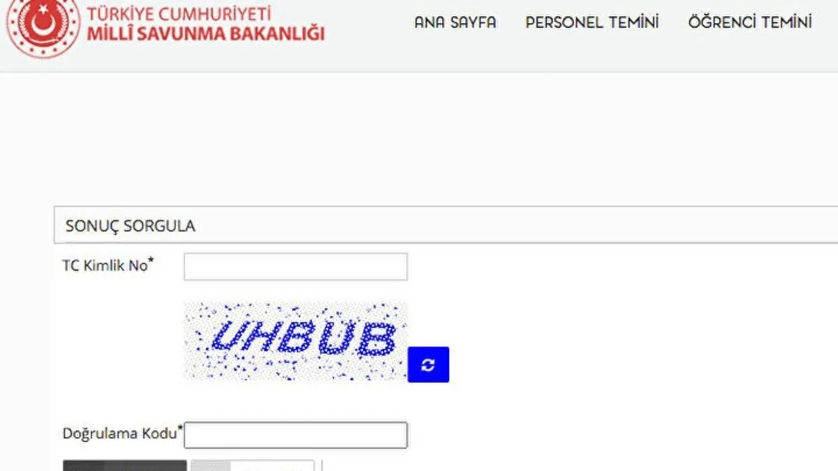 MSB 3 BİN 97 İŞÇİ ALIMI SONUÇLARI SORGULAMA EKRANI 2025: Milli Savunma Bakanlığı MSB kura sonuçları ne zaman açıklanacak, açıklandı mı?
