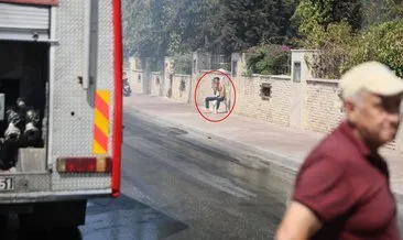 Antalya'da benzin döküp evi ateşe verdi: Oturup yangını izledi! #antalya