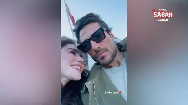 Özge Gürel - Serkan Çayoğlu çiftinden romantik paylaşım | Video