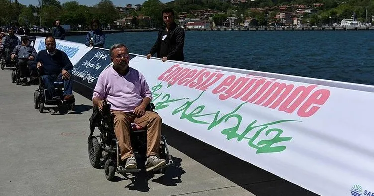Engelliler için dünyanın en uzun parkartı açıldı