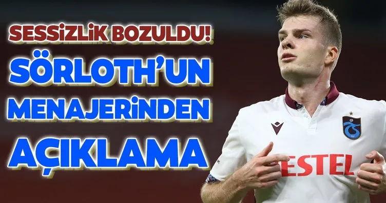 Son dakika Trabzonspor haberi: Aleksander Sörloth’un menajeri konuştu