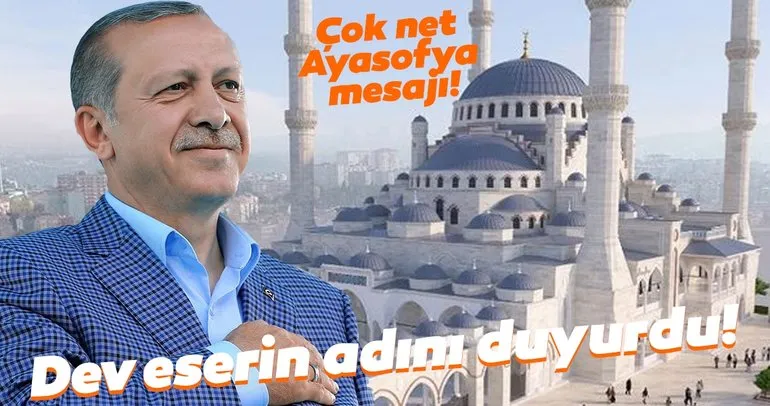 Son dakika haberleri: Levent Camisi’nin temeli atıldı! Başkan Erdoğan’dan çok net Ayasofya sözleri:
