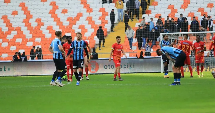 Adana’da kazanan çıkmadı! Adana Demirspor ile Kayserispor puanları paylaştı
