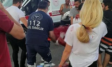 Tunceli’de feci kaza! Kadının kolu koptu