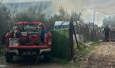 Bungalovda yangın çıktı!